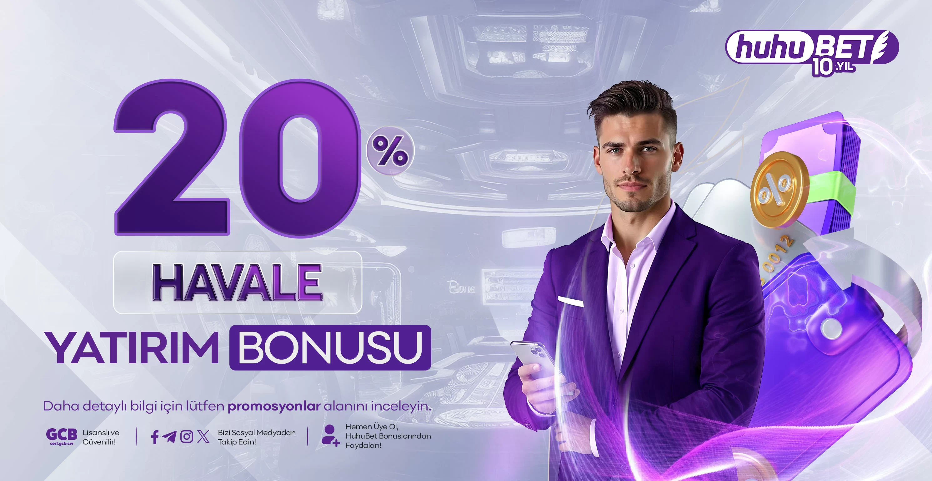 Yüzde 20 havale yatırım bonusu