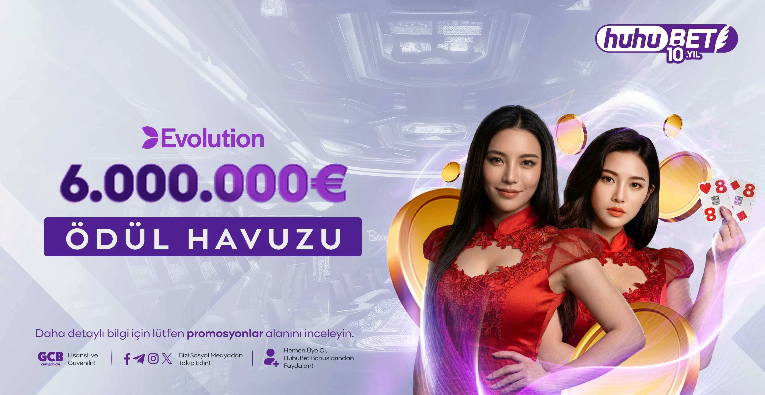 Evolution baccarat bet win rastgele nakit ödül